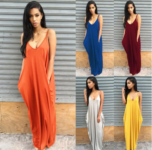 Robe Longue Décontractée d’Été – Confort & Style pour Toutes les Silhouettes