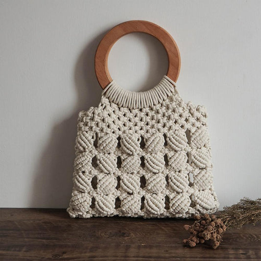 Sac à Main en Paille de Coton – Élégance Naturelle et Tendance