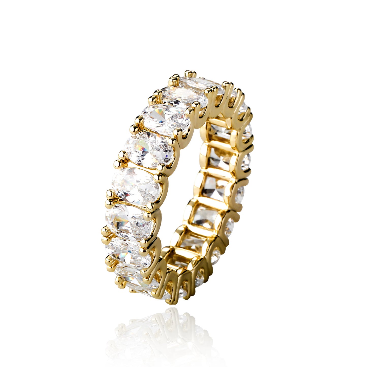 Bague “Infinity Shine” – Luxe Éclatant pour Elle & Lui