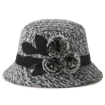 Chapeau“Fleur d’Hiver” – Élégance & Chaleur au Féminin