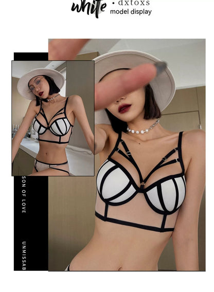 Ensemble lingerie “Strappy Illusion” – Moderne, sensuel, affirmé
