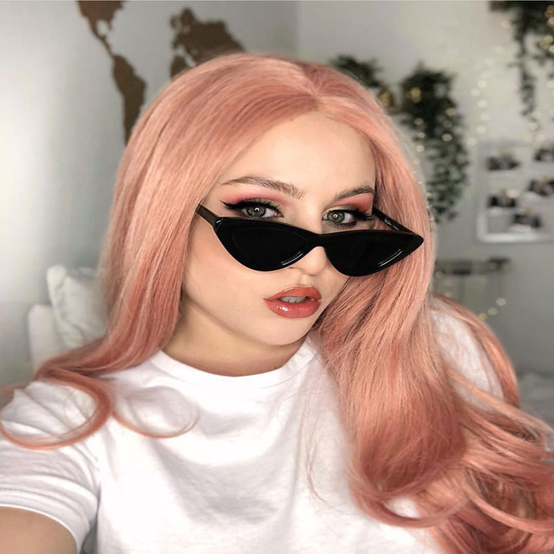 Perruque Lace Front Ondulations Longues – Rose Pastel Glamour