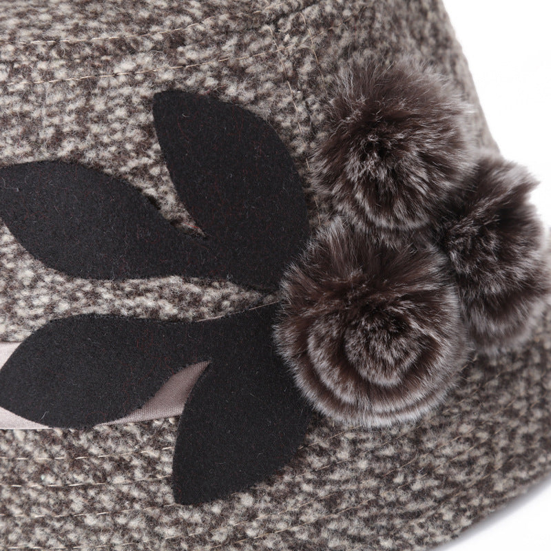 Chapeau“Fleur d’Hiver” – Élégance & Chaleur au Féminin