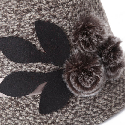 Chapeau“Fleur d’Hiver” – Élégance & Chaleur au Féminin