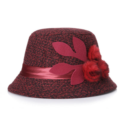 Chapeau“Fleur d’Hiver” – Élégance & Chaleur au Féminin