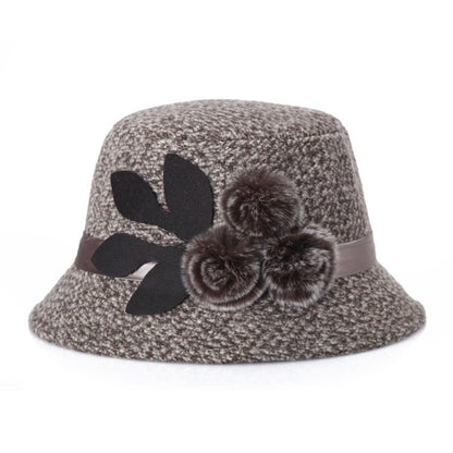 Chapeau“Fleur d’Hiver” – Élégance & Chaleur au Féminin