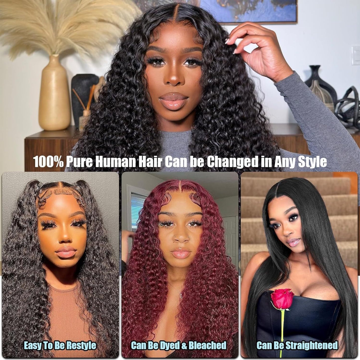 Extensions Tissées – Cheveux Humains 100 % Naturels