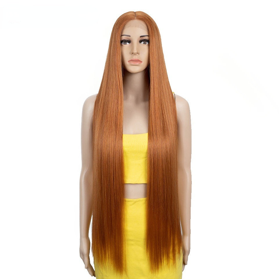 Perruque Longue Lisse – Rebecca Fiber Synthétique Haute Qualité