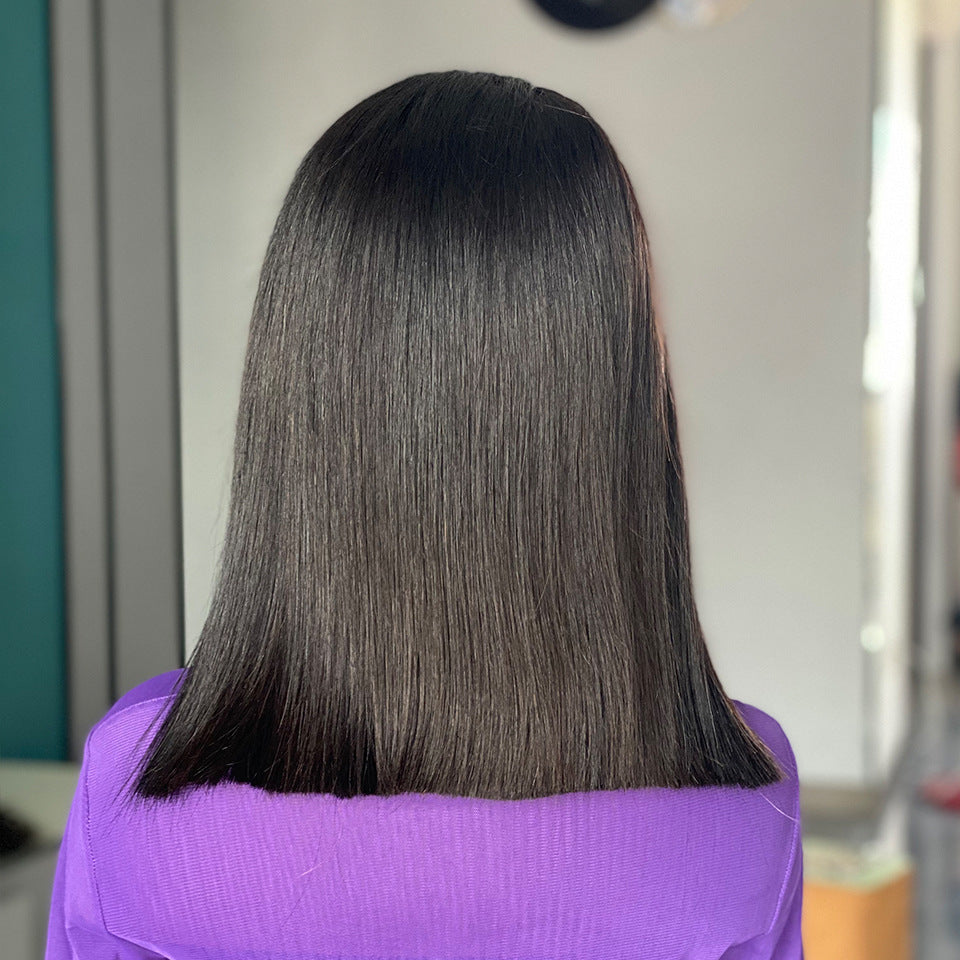 Perruque Bob 100 % Cheveux Humains – Densité 200 %