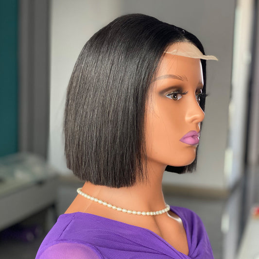 Perruque Bob Lisse 100% Cheveux Humains – Qualité Vietnamienne 12A