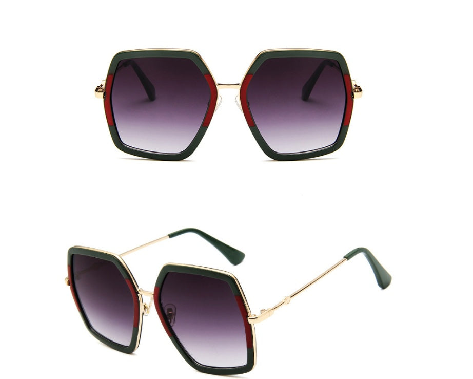 Lunettes de Soleil “Hexa Chic” – Forme Géométrique & Élégance Moderne