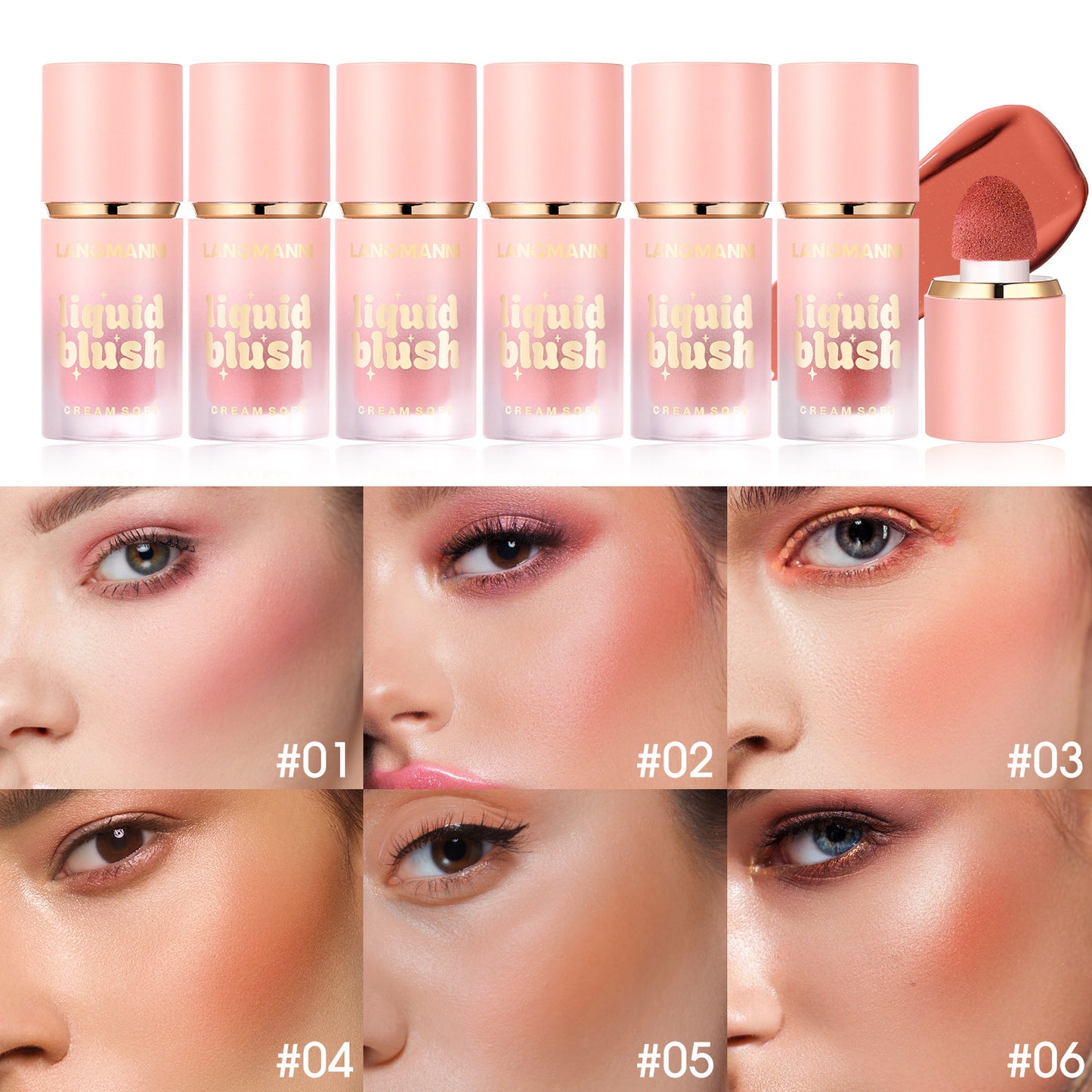 Blush Liquide – Éclat Naturel & Application Facile