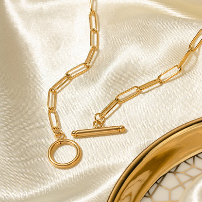 Collier “Golden Link” – Élégance Minimaliste & Esprit Tendance