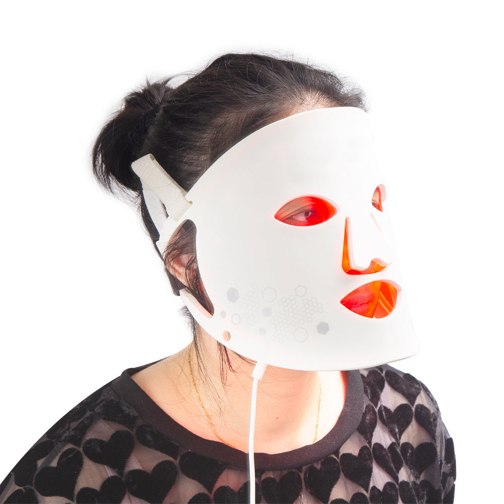 Household Pulse Light-emitting Facial Mask Beauty Instrument