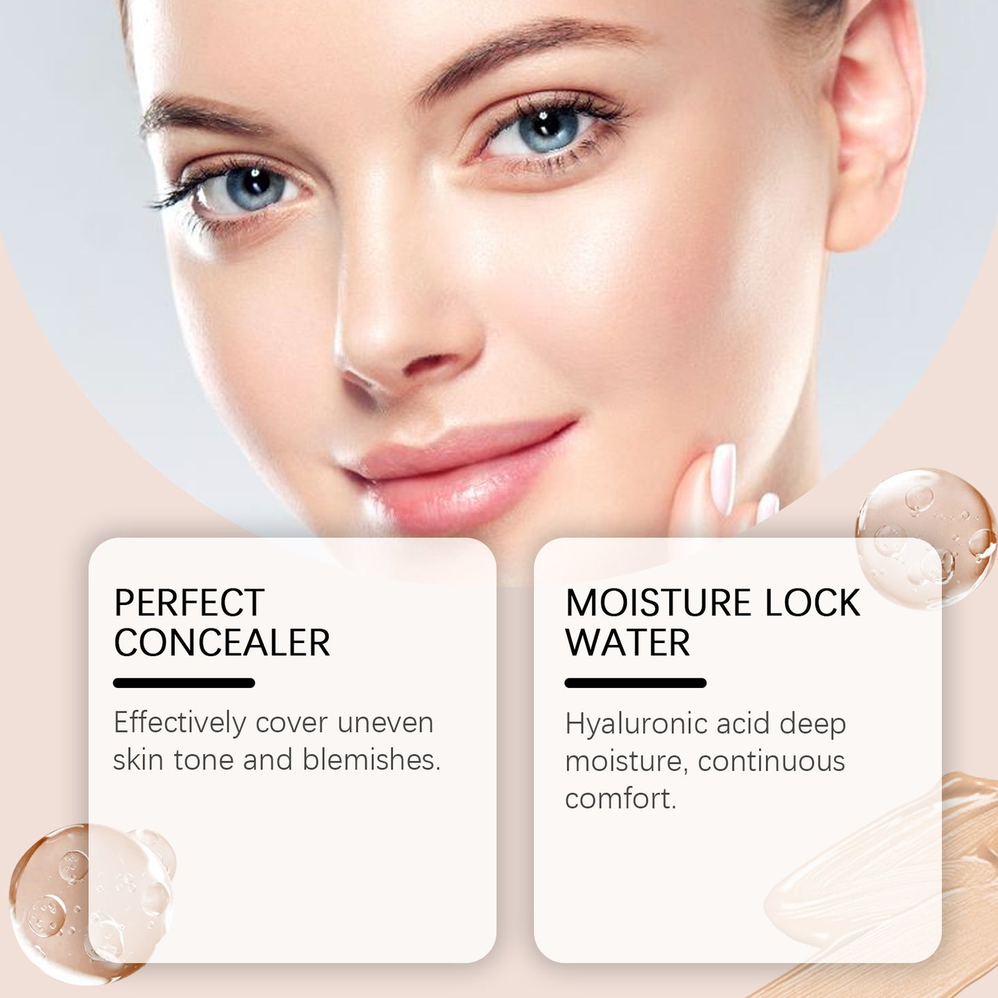 Stick Fond de Teint & Correcteur avec Pinceau Intégré – Haute Couvrance