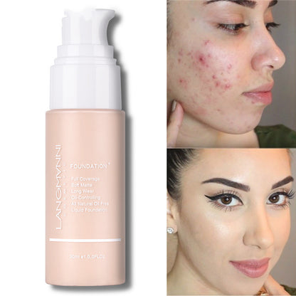 Fond de Teint Liquide Mat – Contrôle du Sébum & Haute Couvrance