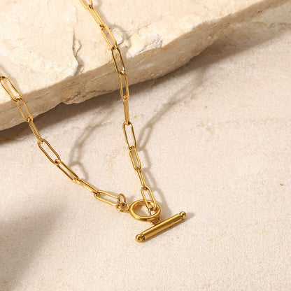 Collier “Golden Link” – Élégance Minimaliste & Esprit Tendance