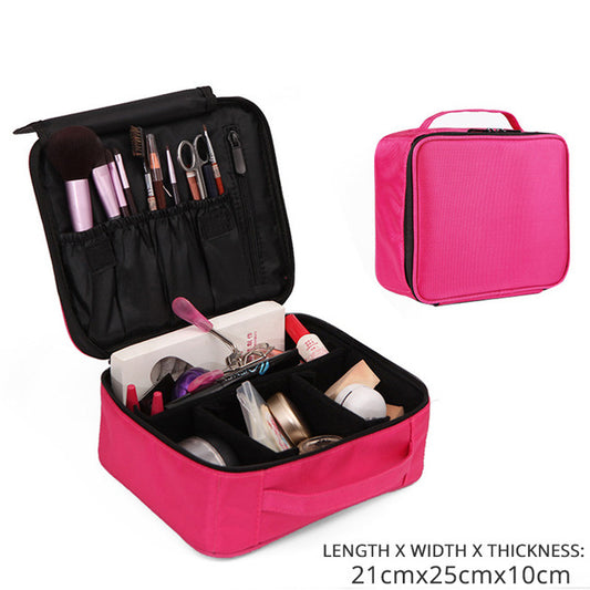 Trousse de Maquillage Double Couche – Organisation & Élégance