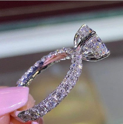 Bague Élégance Éternelle – Cristal & Strass Brillants