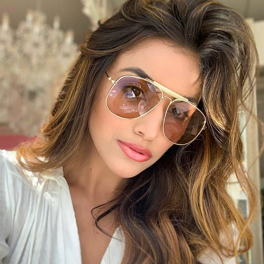 Lunettes “Candy Metal” – Style Glam & Teintes Douces