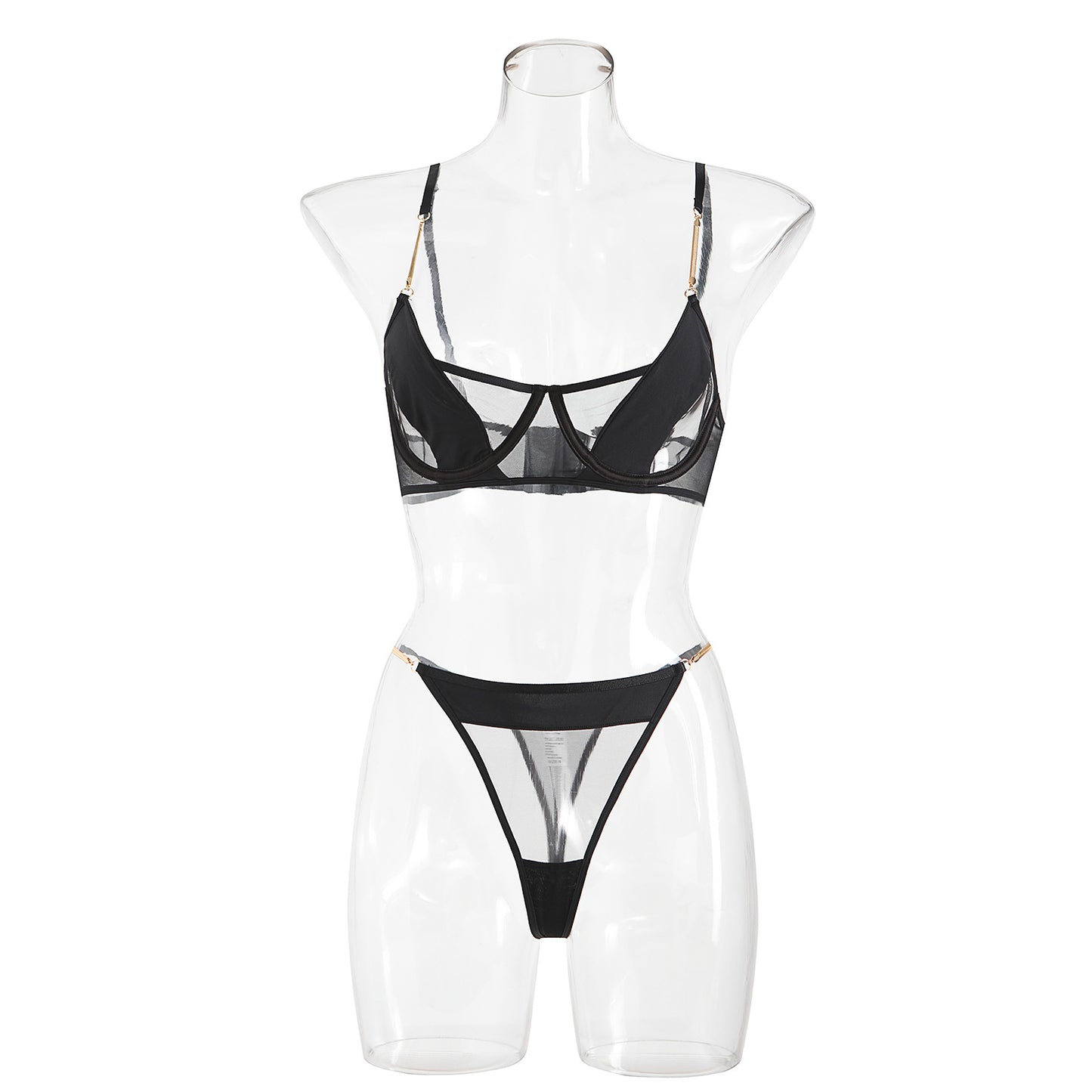 Ensemble lingerie “Éclat Noir” – Élégance & audace