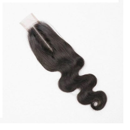 Mèche de Cheveux Naturels - Body Wave Fermeture en Dentelle