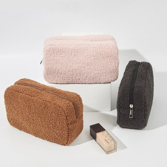 Trousse de Rangement Douce en Velours – Grand Format & Style Cocooning