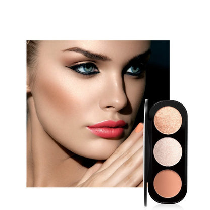 Palette Éclat Réparatrice 3-en-1 – Blush & Highlighter