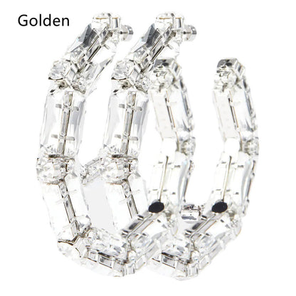 Créoles Cristal “Lumière Glamour” – Audace et Élégance Brillante
