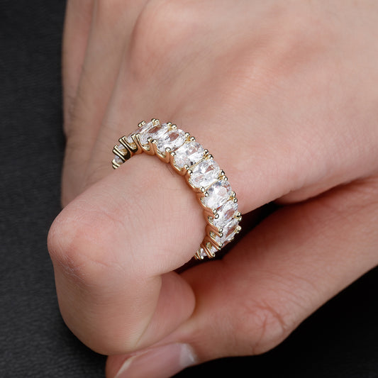 Bague “Infinity Shine” – Luxe Éclatant pour Elle & Lui