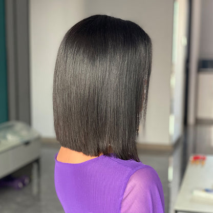 Perruque Bob Lisse 100% Cheveux Humains – Qualité Vietnamienne 12A