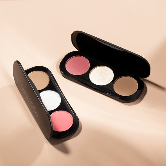 Palette Éclat Réparatrice 3-en-1 – Blush & Highlighter