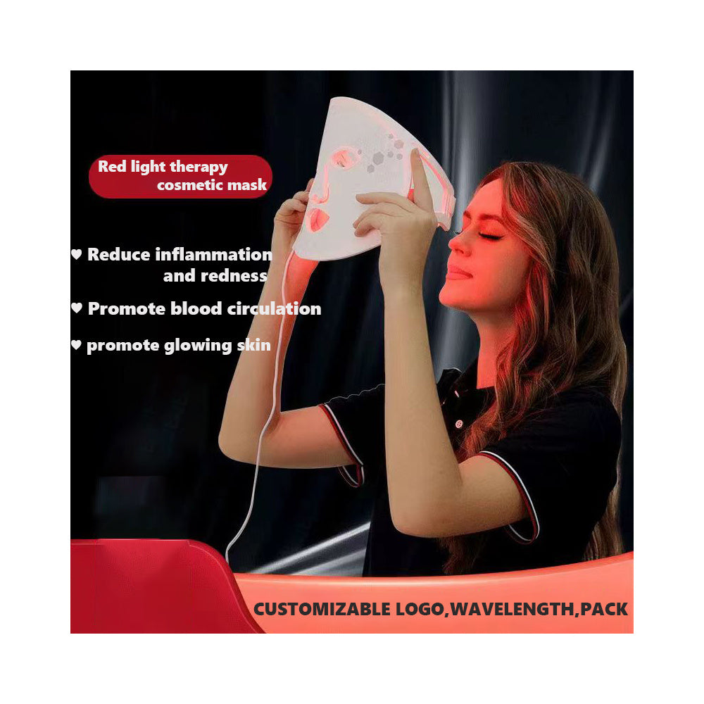 Household Pulse Light-emitting Facial Mask Beauty Instrument